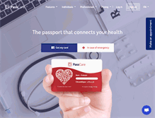 Tablet Screenshot of passcare.com
